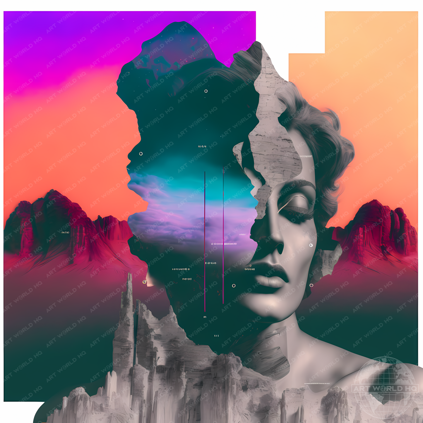 Vaporwave Collage