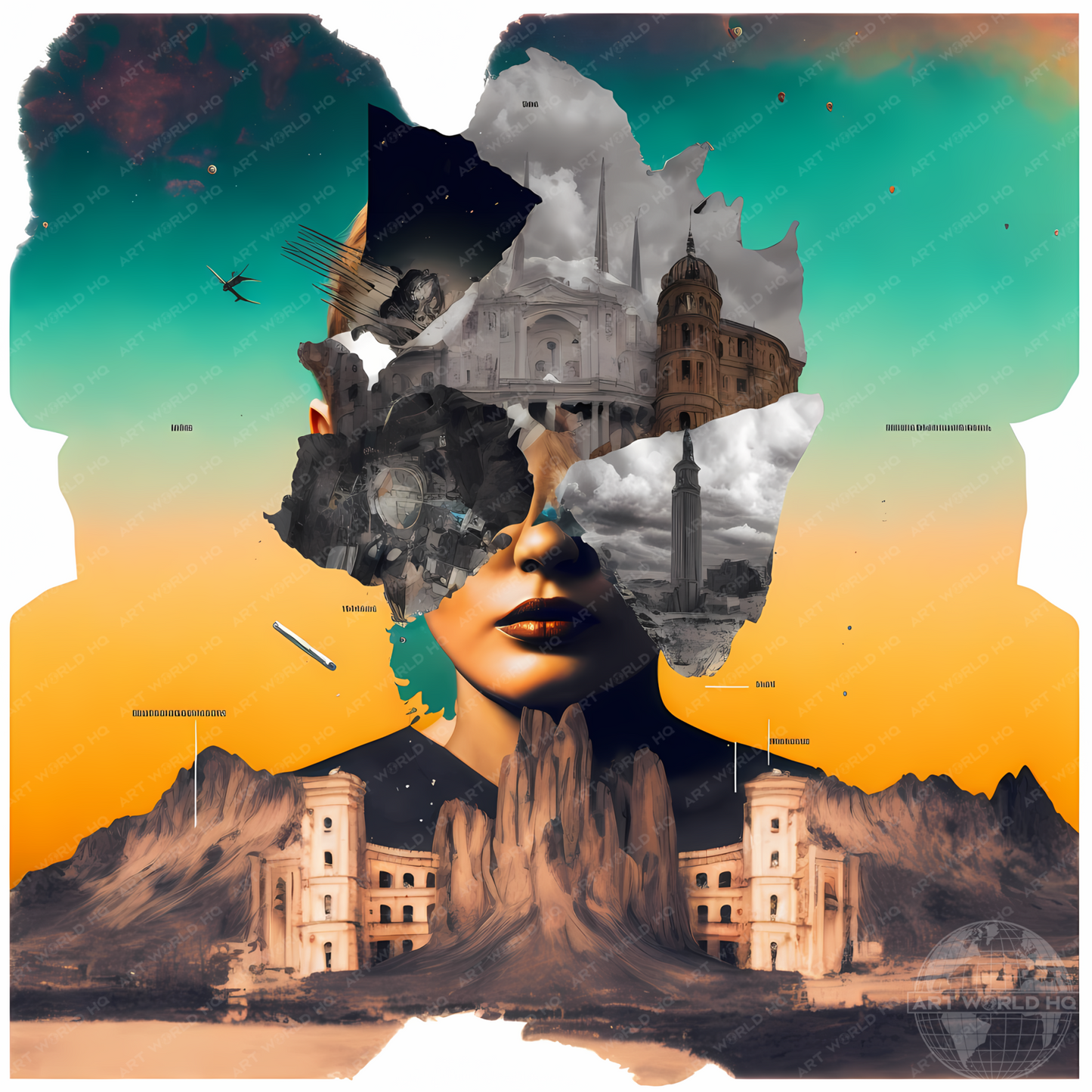 Vaporwave Digital Collage