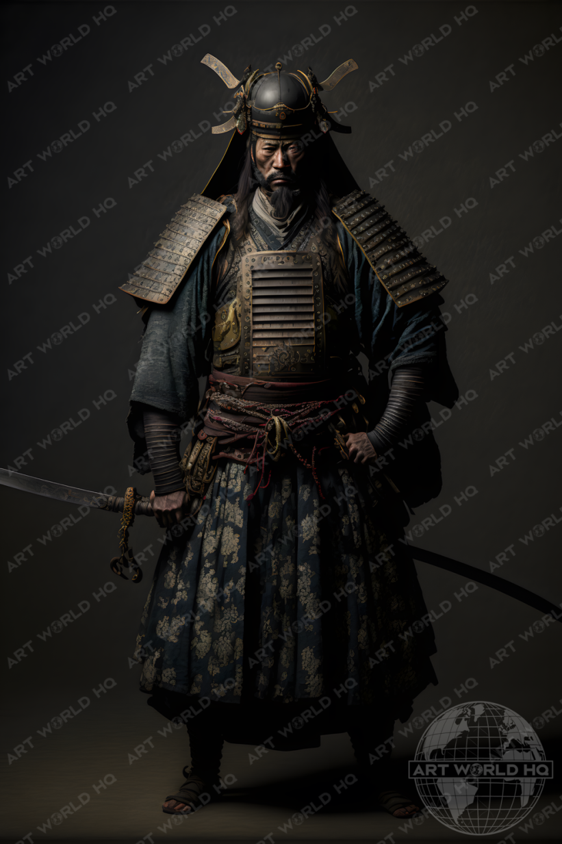 Samurai Warrior Portrait