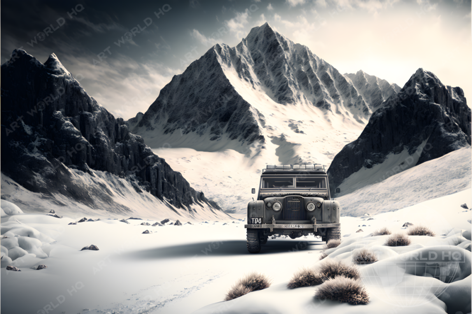 Swiss Alps Land Rover