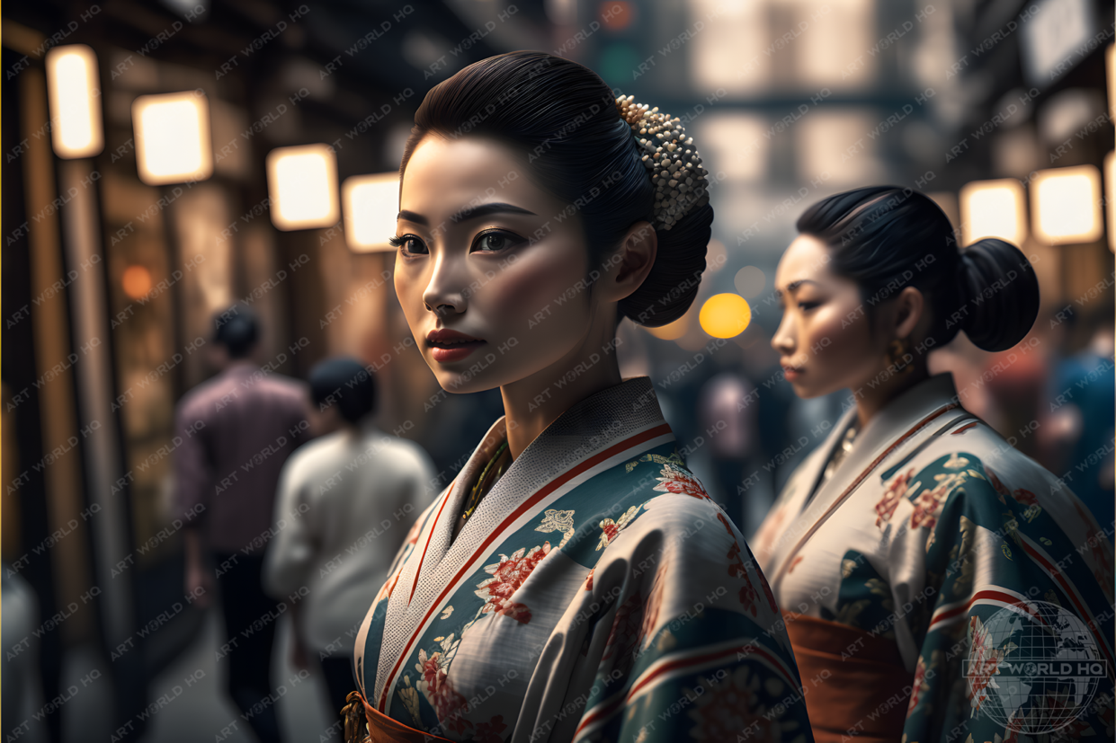 Japanese Beauty in Kimono