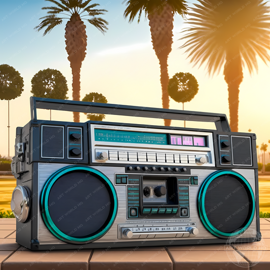 80's Ghettoblaster in California