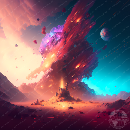 Surreal Abstract Sci-Fi Setting