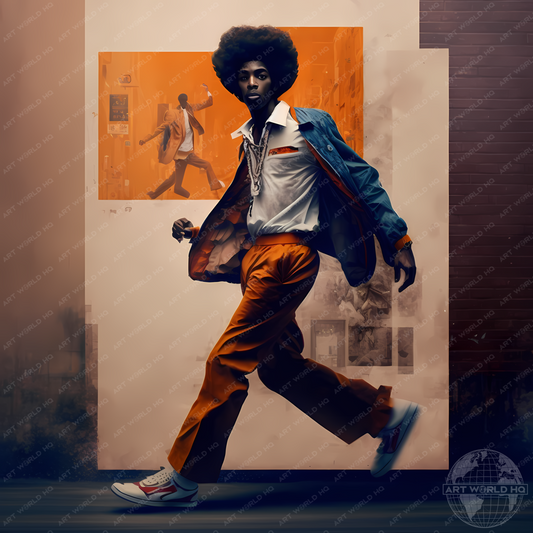 70's NYC Breakdancer