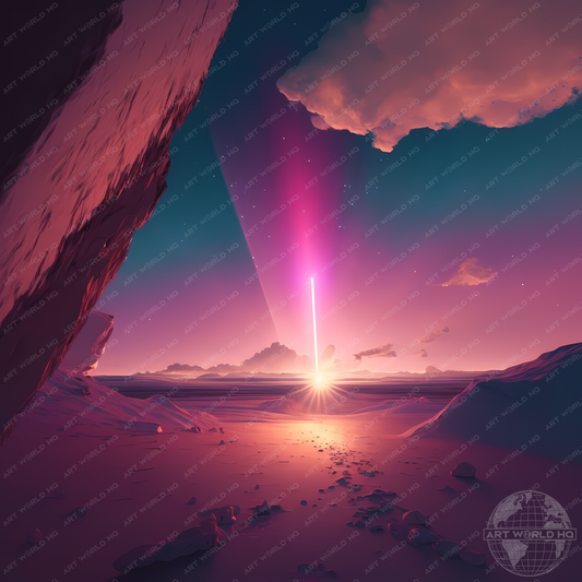 Surreal Abstract Sci-Fi Setting