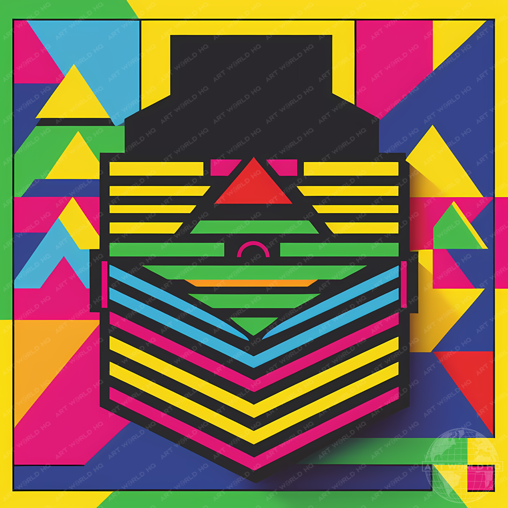 Vibrant Geometric Shapes