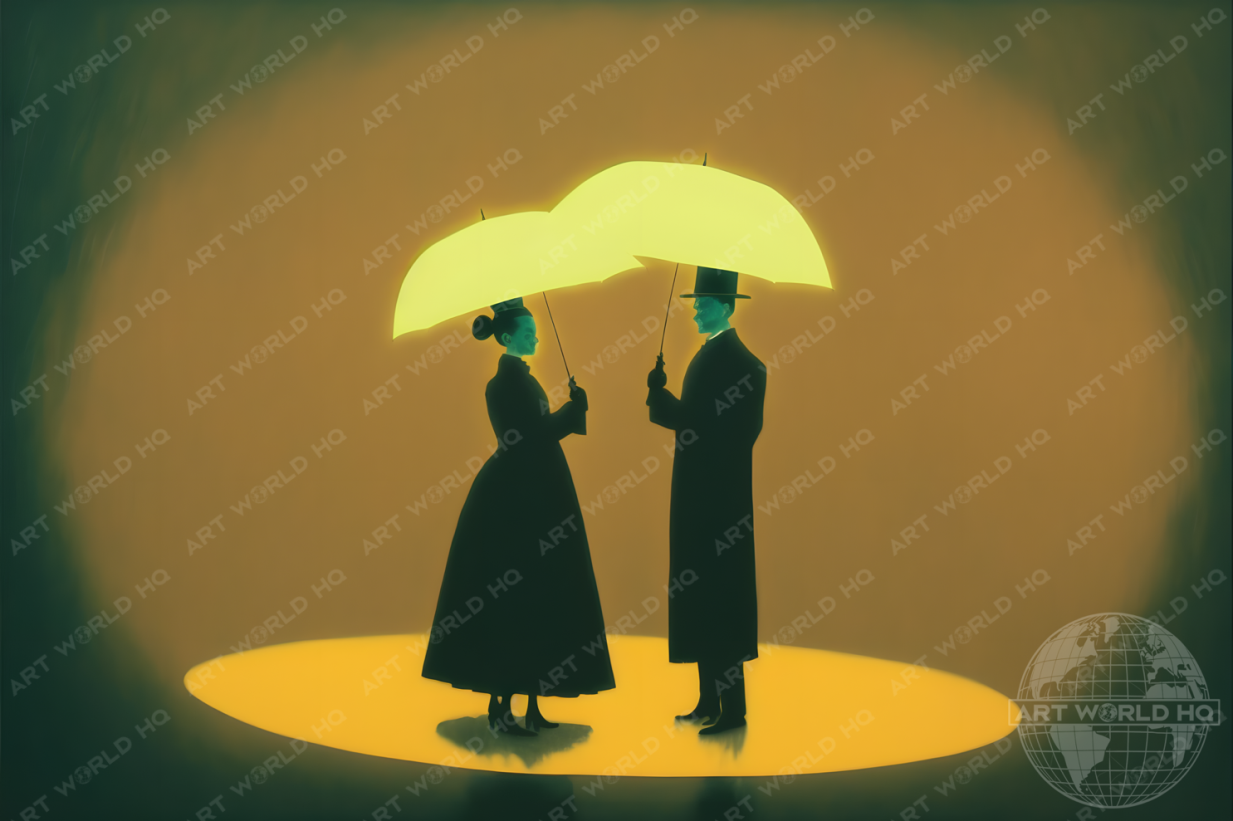 Parasols in the Rain