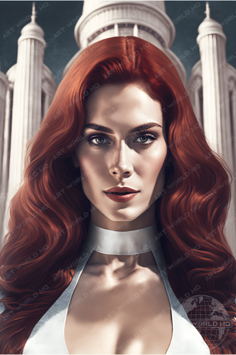 Close-Up Portrait of Elegant Woman