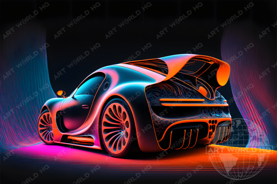 Futuristic Bugatti Veyron